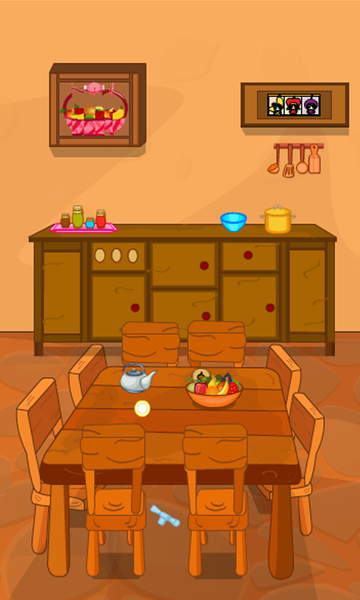 Escape Puzzle Dining Room V1 - Gameplay image of android game