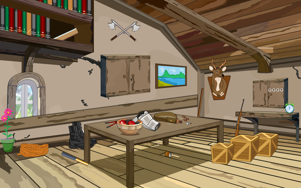 Escape Puzzle Dining Room V1 - Gameplay image of android game