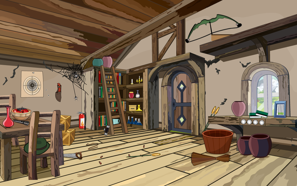 Escape Puzzle Dining Room V1 - Gameplay image of android game