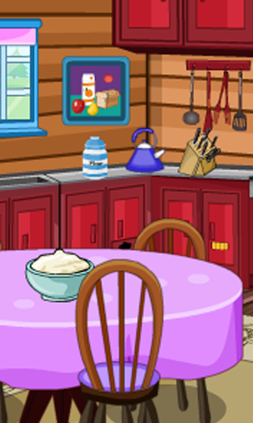 Escape Puzzle Dining Room V1 - Gameplay image of android game