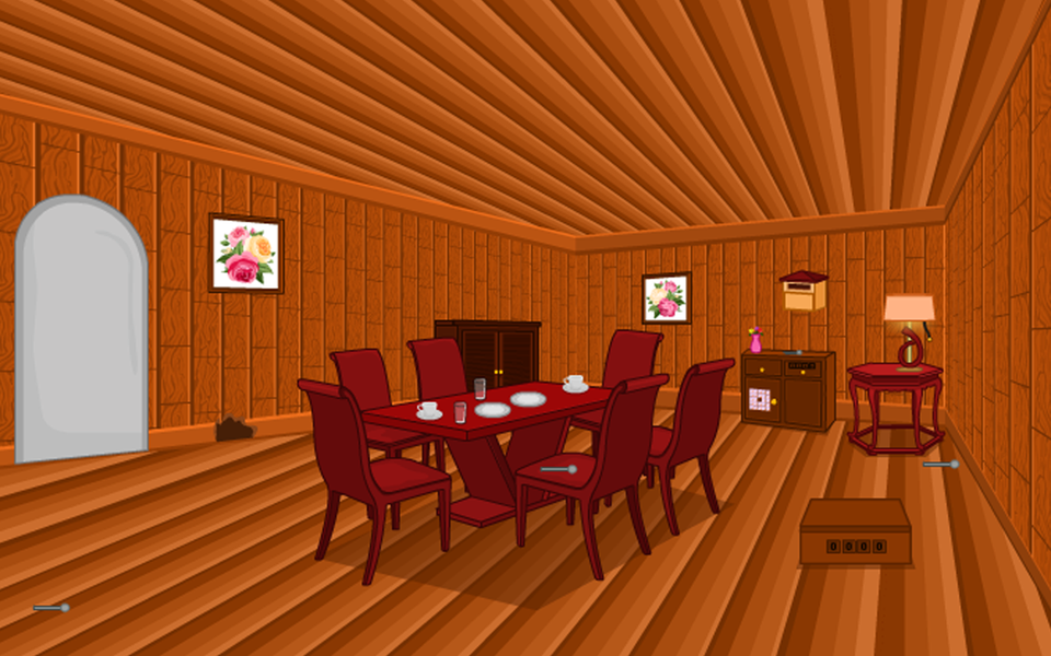 Escape Puzzle Dining Room V1 - Gameplay image of android game