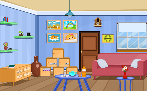 3D Room Escape-Puzzle Livingroom 3 - Gameplay image of android game