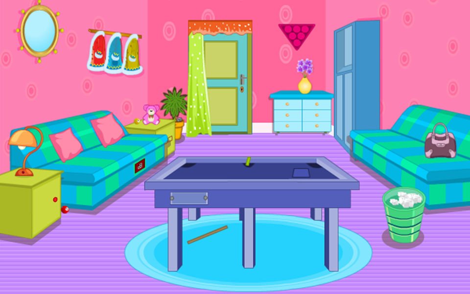 Escape Games-Snooker Room - Gameplay image of android game