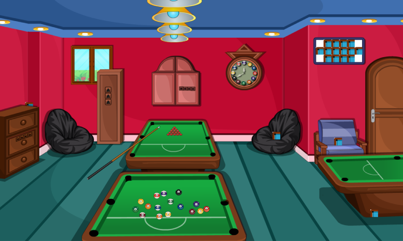 Escape Games-Snooker Room - Gameplay image of android game