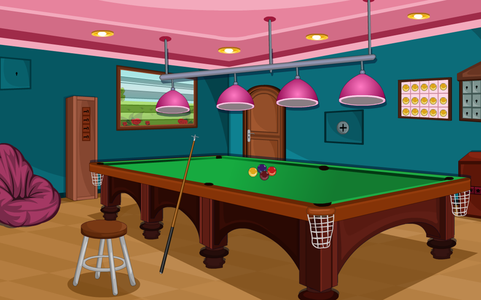 Escape Games-Snooker Room - Gameplay image of android game