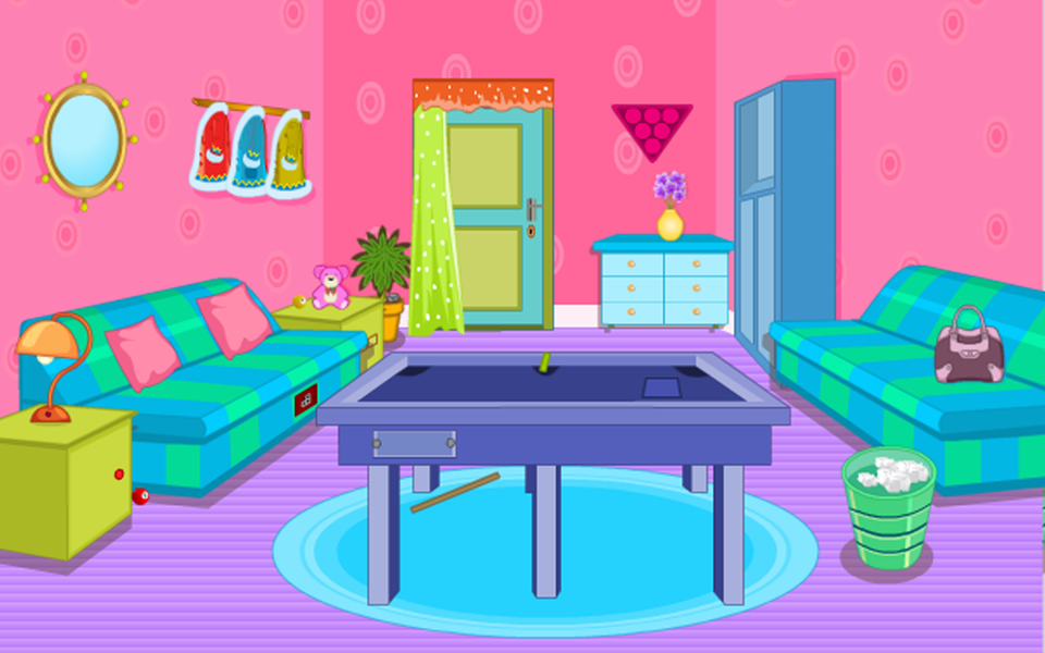 Escape Games-Snooker Room - Gameplay image of android game