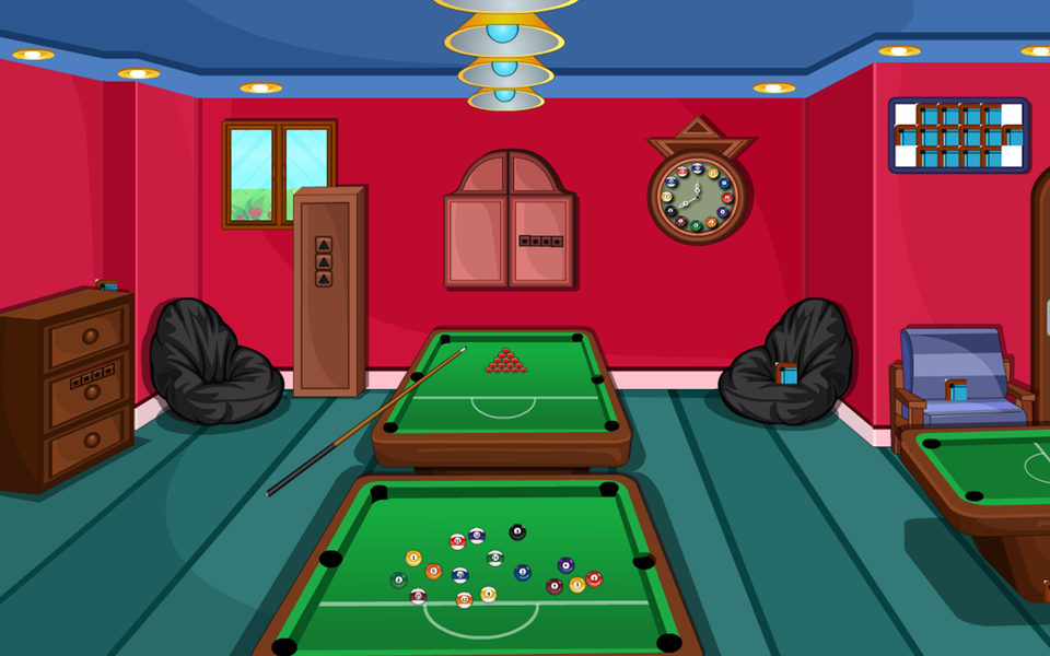 Escape Games-Snooker Room - Gameplay image of android game