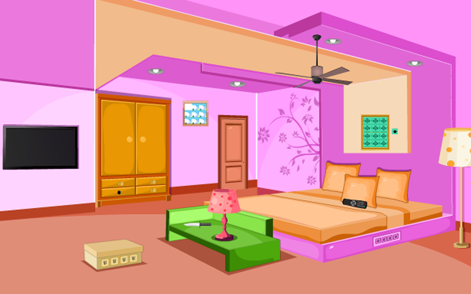 Escape Games-Puzzle Bedroom 2 - Gameplay image of android game