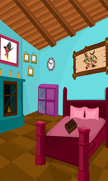 Escape Games-Puzzle Bedroom 2 - Gameplay image of android game