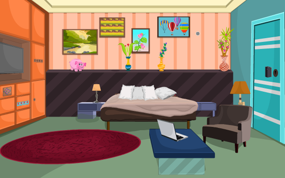Escape Games-Puzzle Bedroom 2 - Gameplay image of android game