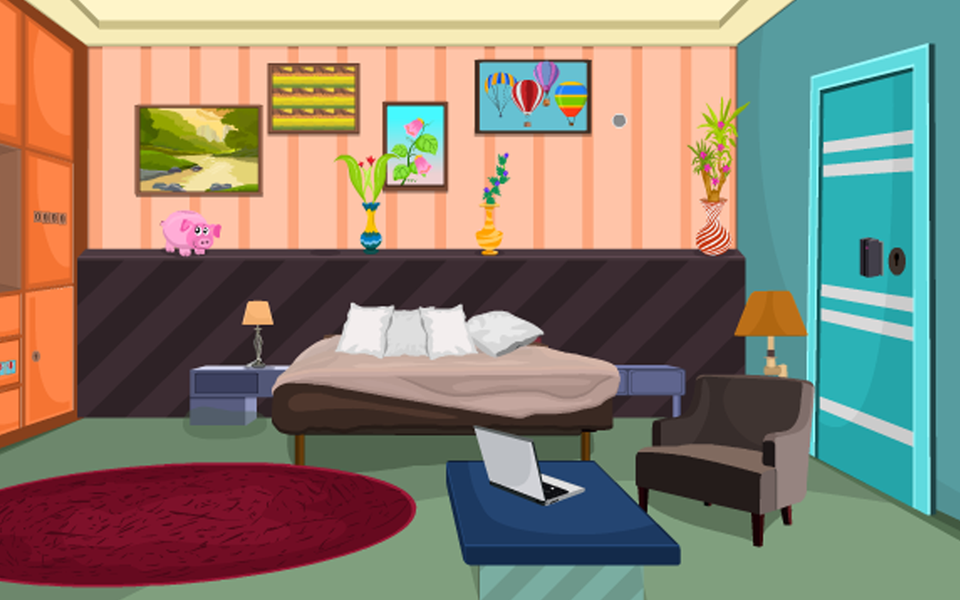 Escape Games-Puzzle Bedroom 2 - Gameplay image of android game