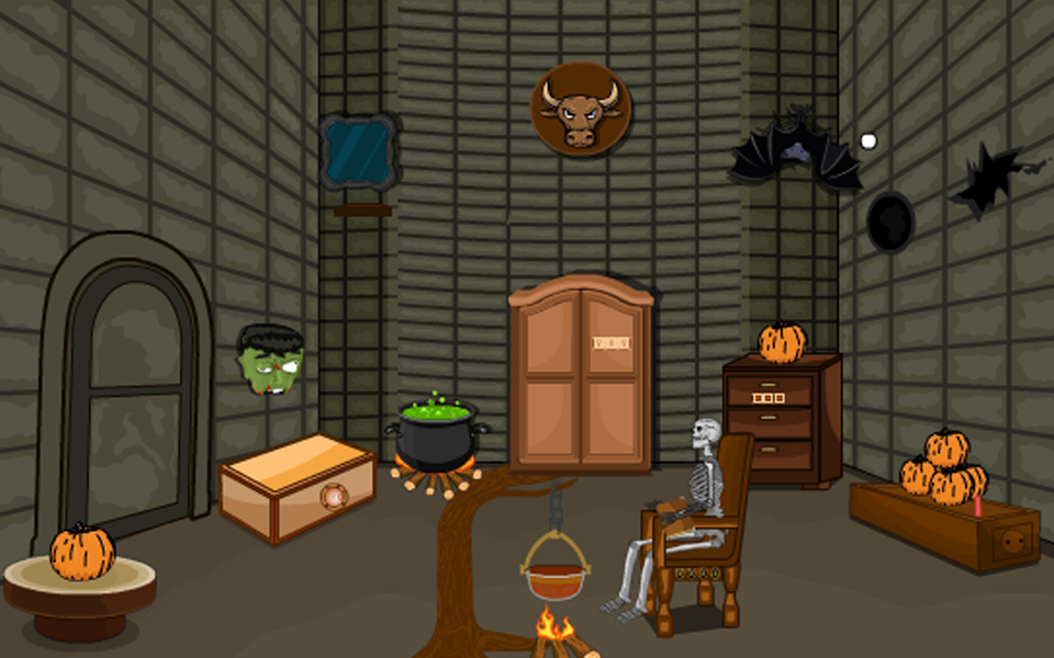 ۳D Escape Games-Halloween Cast - عکس بازی موبایلی اندروید