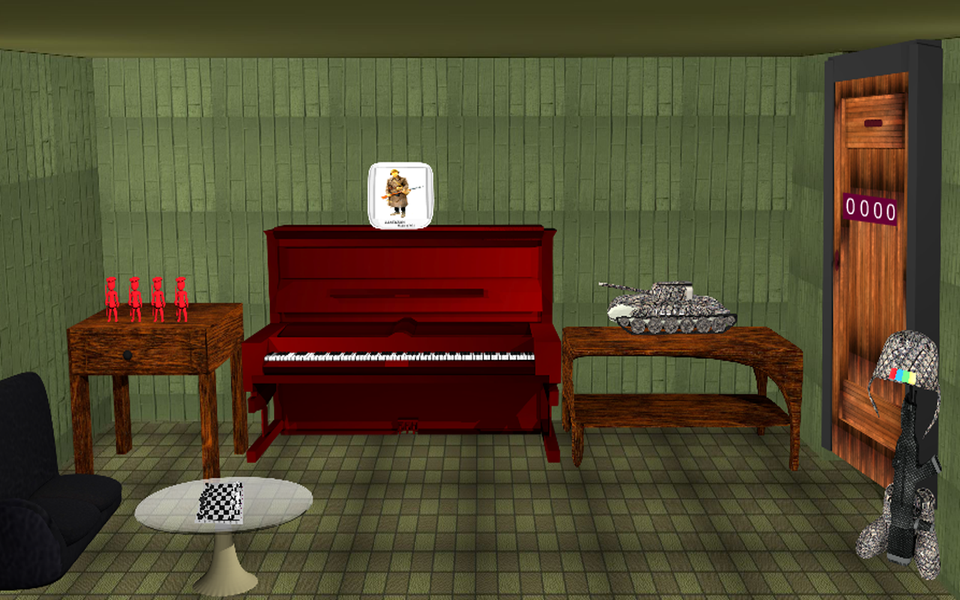 ۳D Room Escape-Puzzle Livingro - عکس بازی موبایلی اندروید