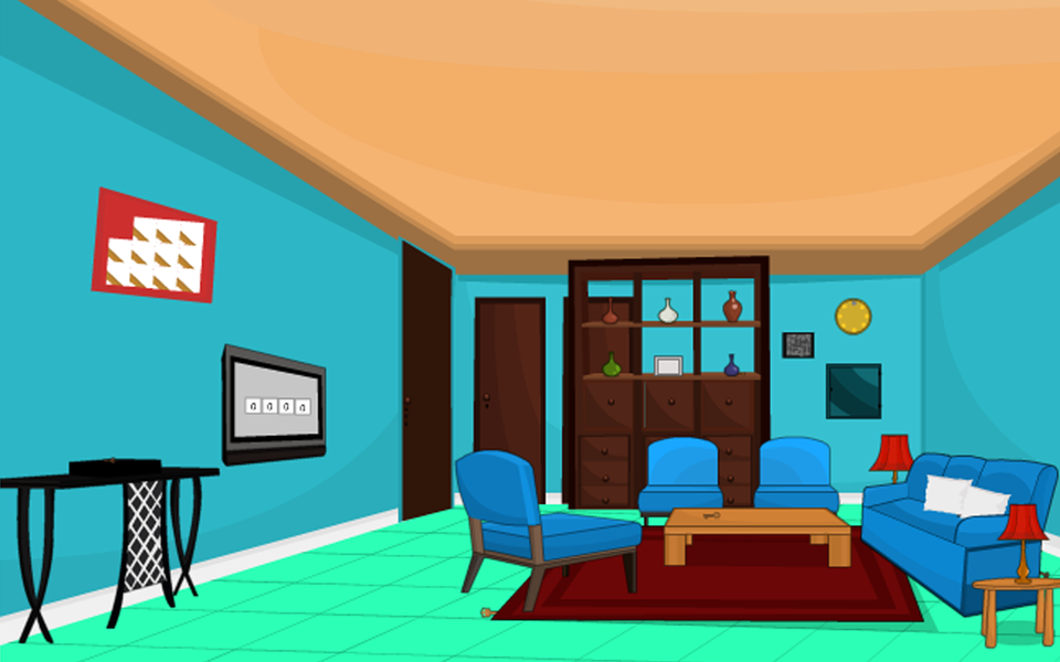 ۳D Room Escape-Puzzle Livingro - عکس بازی موبایلی اندروید