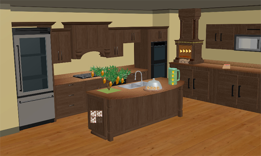 3D Escape Games-Puzzle Kitchen 2 - Gameplay image of android game