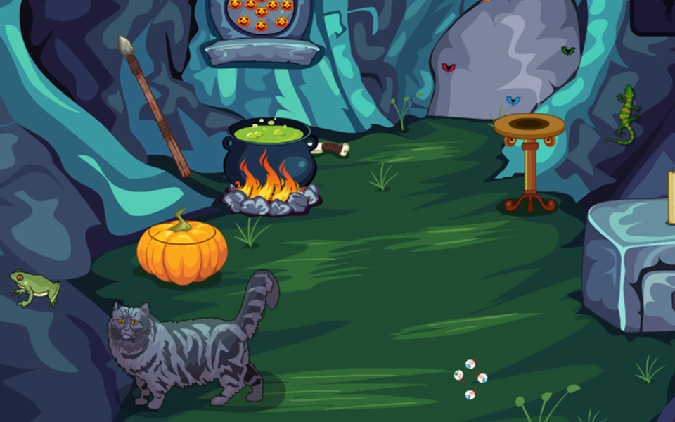 ۳D Escape Puzzle Halloween Room ۳ - عکس بازی موبایلی اندروید