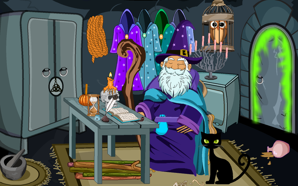 ۳D Escape Puzzle Halloween Room ۳ - عکس بازی موبایلی اندروید