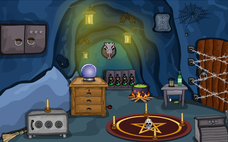 ۳D Escape Puzzle Halloween Room ۳ - عکس بازی موبایلی اندروید