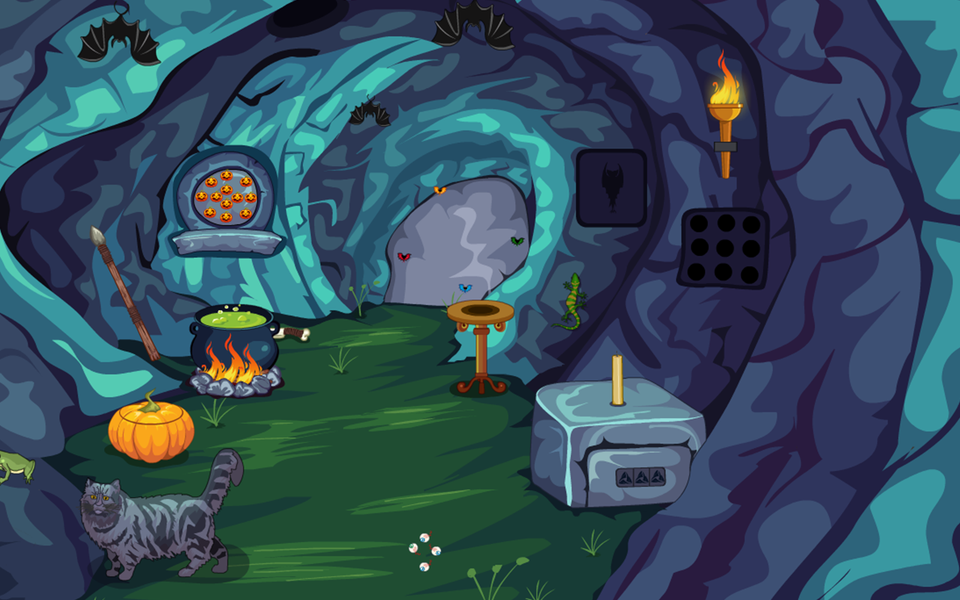 ۳D Escape Puzzle Halloween Room ۳ - عکس بازی موبایلی اندروید