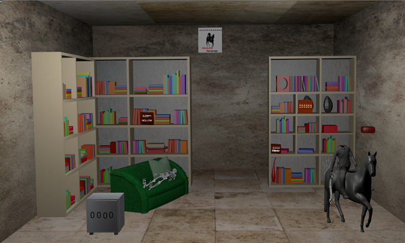 ۳D Escape Puzzle Halloween Room ۳ - عکس بازی موبایلی اندروید