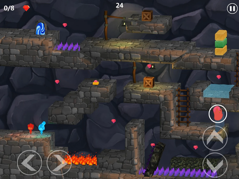 Fireboy And Icegirl Adventure - عکس بازی موبایلی اندروید