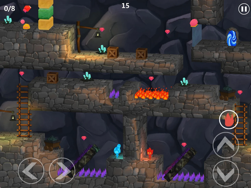 Fireboy And Icegirl Adventure - عکس بازی موبایلی اندروید