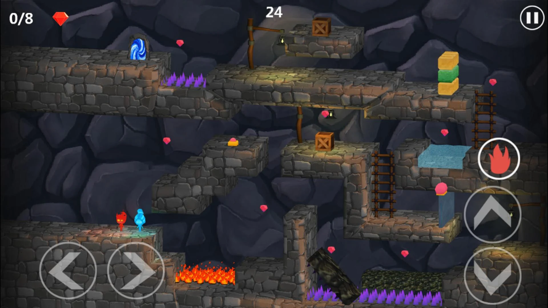 Fireboy And Icegirl Adventure - عکس بازی موبایلی اندروید
