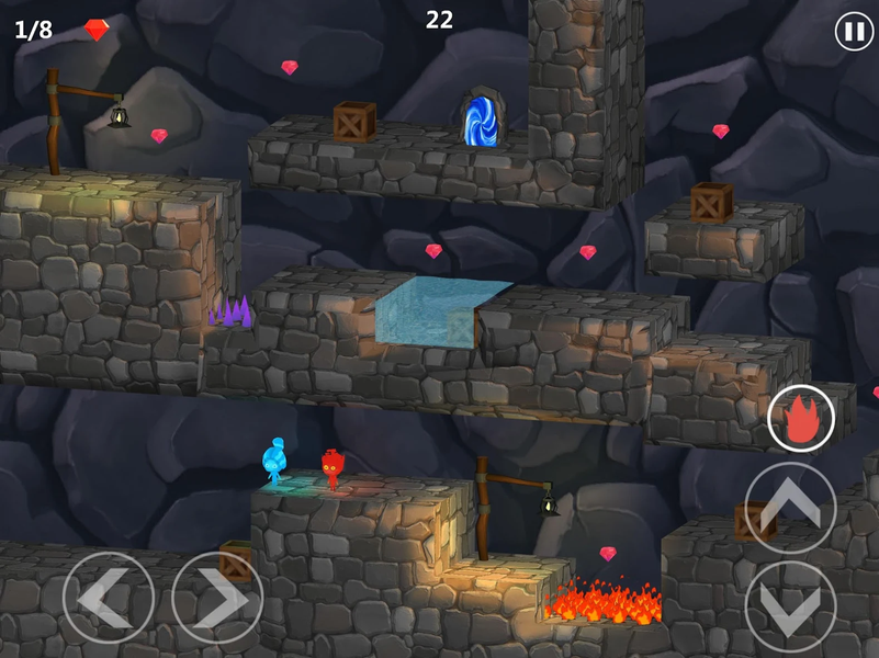 Fireboy And Icegirl Adventure - عکس بازی موبایلی اندروید