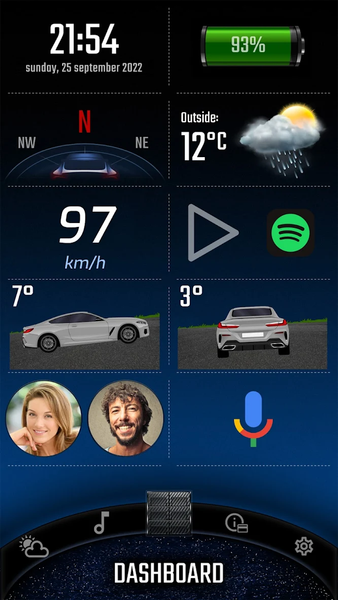 Car Digital Cockpit - CARID - Image screenshot of android app