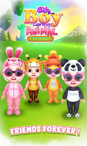 Baby Boy Caring Animal Dresses - Image screenshot of android app
