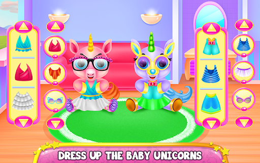Baby Unicorns Caring & Dressup - Image screenshot of android app