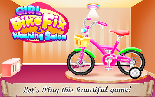 Girl Bike Fix & Washing Salon - Gameplay image of android game