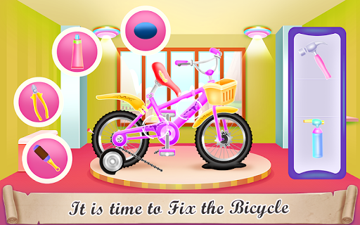 Girl Bike Fix & Washing Salon - عکس بازی موبایلی اندروید
