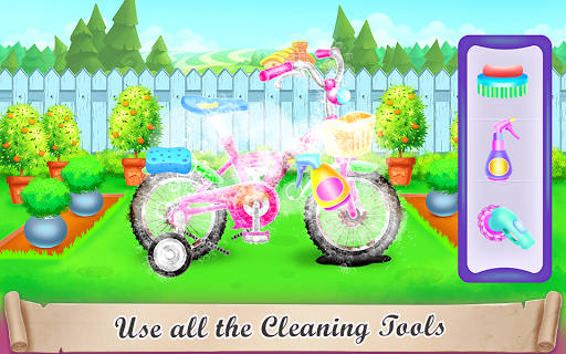 Girl Bike Fix & Washing Salon - عکس بازی موبایلی اندروید