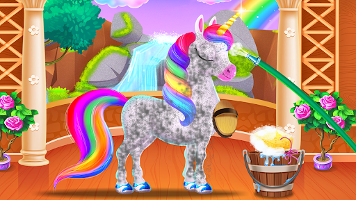 Rainbow Baby Unicorn Pet - عکس برنامه موبایلی اندروید