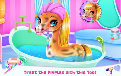 Rainbow Pony Beauty Salon - Image screenshot of android app