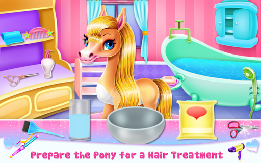 Rainbow Pony Beauty Salon - عکس برنامه موبایلی اندروید