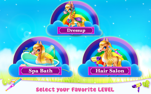 Rainbow Pony Beauty Salon - عکس برنامه موبایلی اندروید