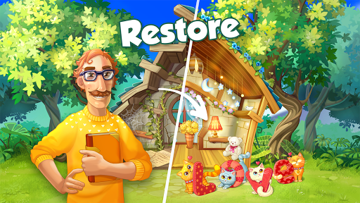 Bloomberry match-۳ story. Merge fruits & decorate! - عکس بازی موبایلی اندروید