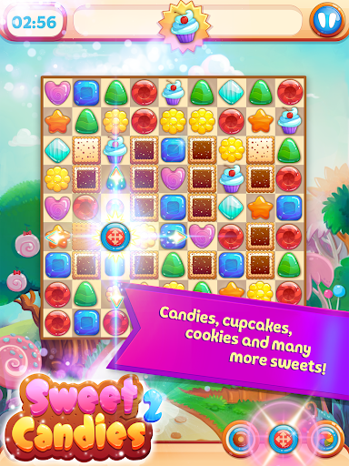 Sweet Candies ۲ - Match ۳ - عکس بازی موبایلی اندروید