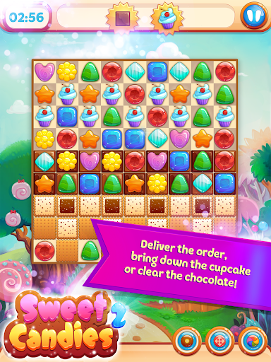 Sweet Candies ۲ - Match ۳ - عکس بازی موبایلی اندروید