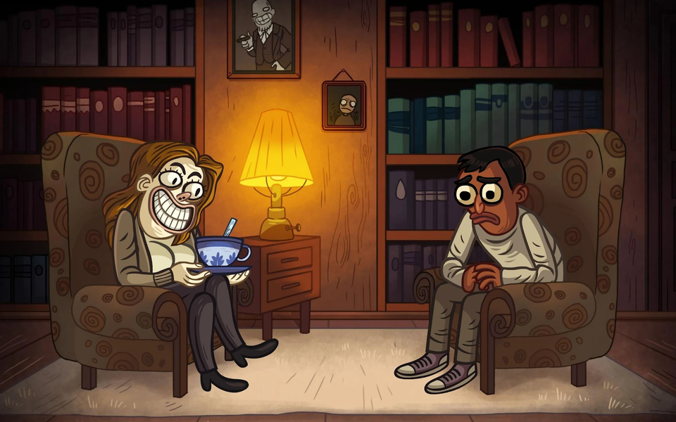 Troll Face Quest: Horror - Gameplay image of android game