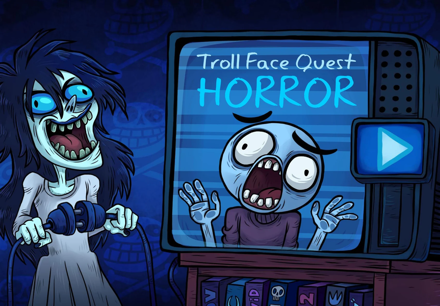 Troll Face Quest: Horror - عکس بازی موبایلی اندروید