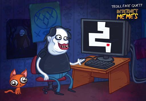 Troll Face Quest Internet Meme - Gameplay image of android game