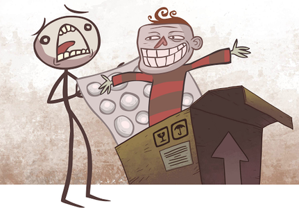 Troll Face Quest: Unlucky - Gameplay image of android game