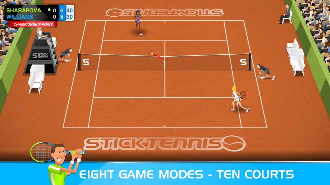 Stick Tennis - عکس بازی موبایلی اندروید