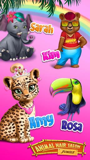 Jungle Animal Hair Salon - Gameplay image of android game