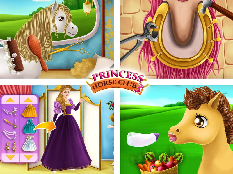 Princess Horse Club 3 - Gameplay image of android game