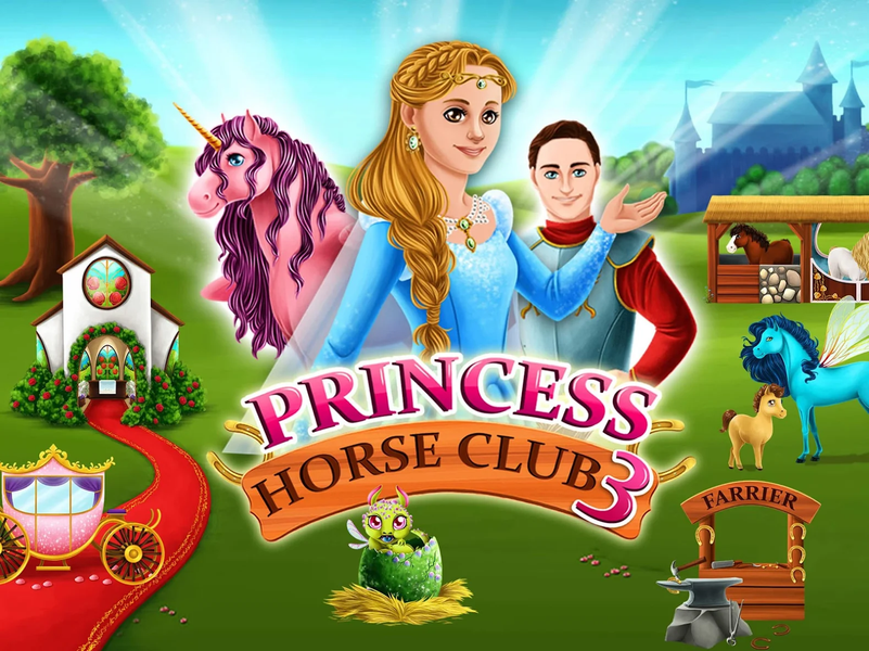 Princess Horse Club 3 - Gameplay image of android game