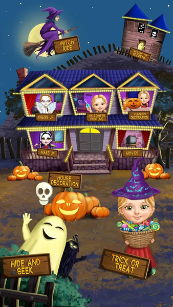 Sweet Baby Girl Halloween Fun - Gameplay image of android game